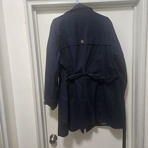 GAP Dark Blue Women's Trench Coat